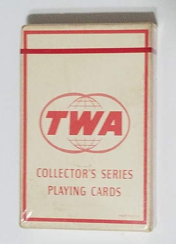 Vintage TWA Collector's Series Playing Cards - Convair 880 - 1961 -- NEW SEALED - Picture 2 of 6