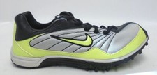 Nike Women's Waffle V Jana Silver and Yellow Cross-Country Shoes - Size W 6