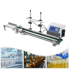 Liquid Paste Filling Machine Pneumatic Bottle Pack Piston Filler Corded Electric