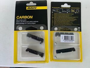 MAVIC BRAKE PADS FOR CARBON RIMS FRON AND REAR NEW!! 