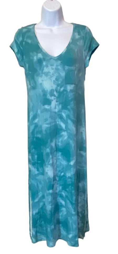 Новый с Ярлыками ALFANI ультра-мягкая длинная футболка Sleepshirt ночная рубашка зеленый дым облако XS - Изображение 2 из 4