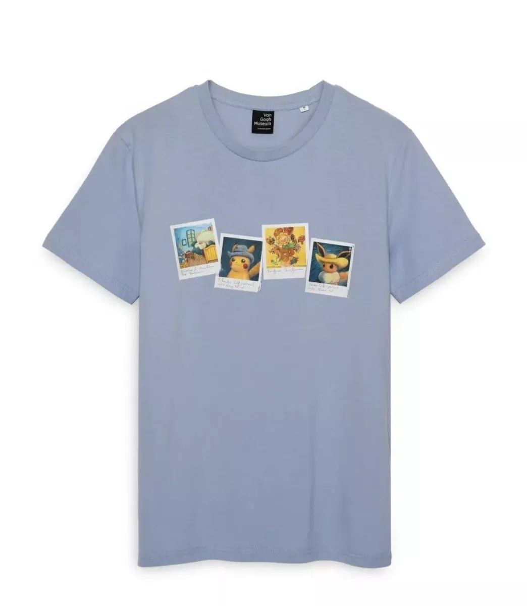 Pokemon x Van Gogh Museum T Shirt Adult Size Medium Exclusive