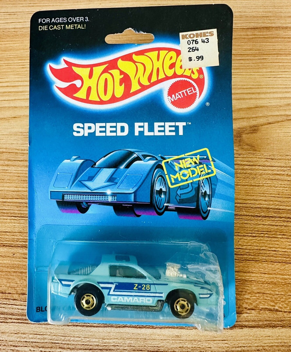 Hot Wheels Vintage 1989 Speed Fleet Blown Camaro Z28 Turquoise