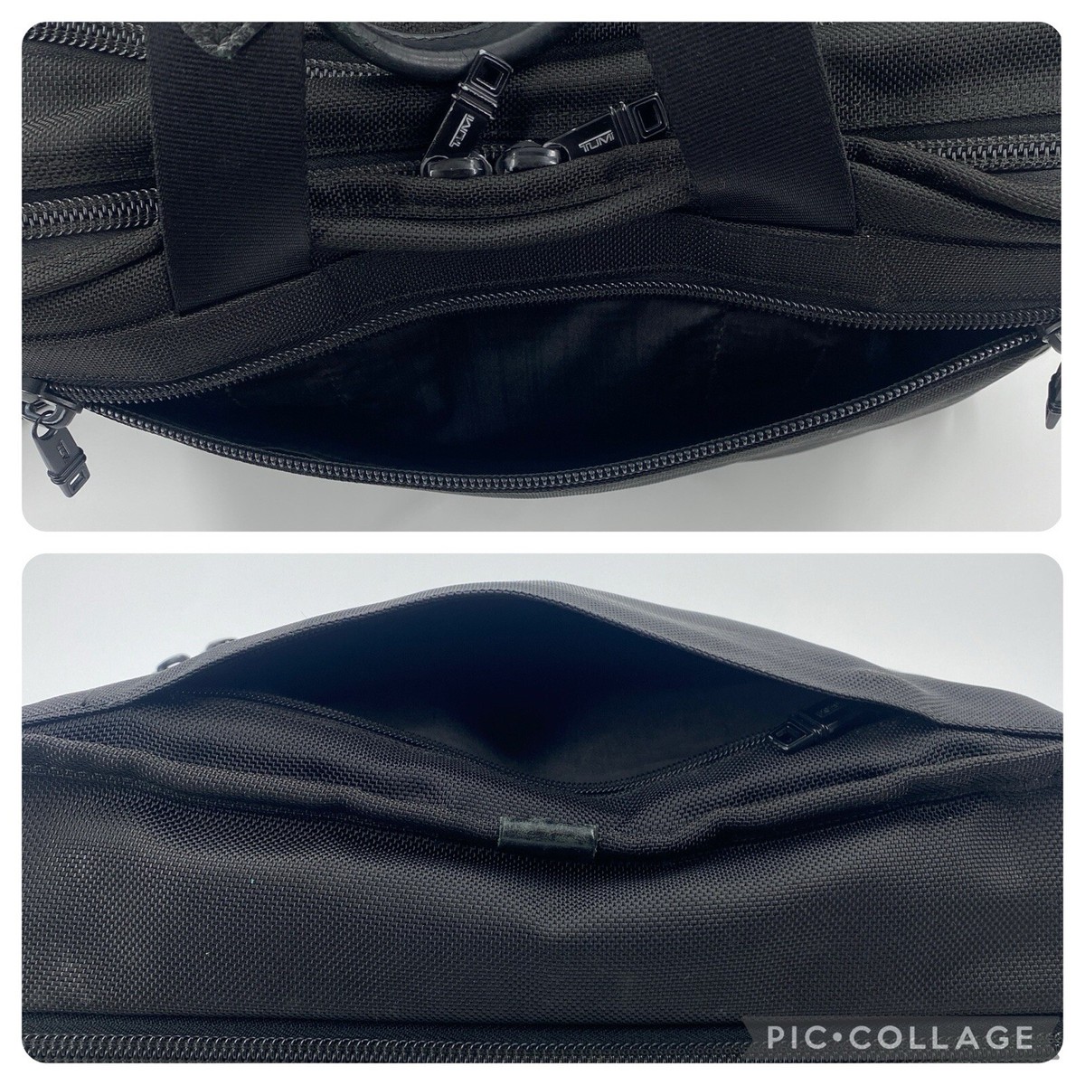 Tumi Alpha Briefcase 26141DH Black 2way Ballistic Nylon