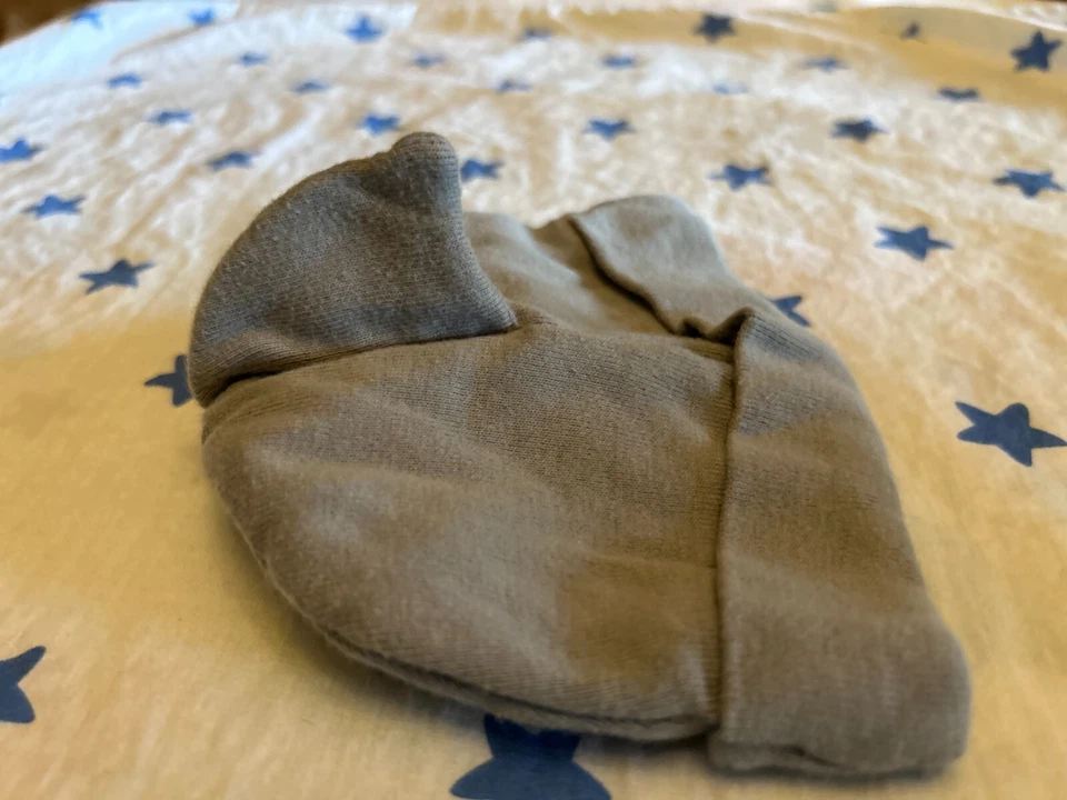 Gerber's little boys shark hat gray  new born - Image 3 of 4