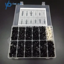 690Pcs Car Automotive Push Pin Rivet Trim Clip Panel Body Interior Assortment