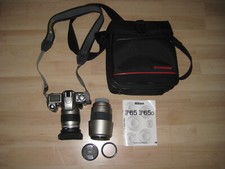 Nikon F 65 fotocamera reflex + 2 obiettivi zoom 28-80 mm + 70-300 mm