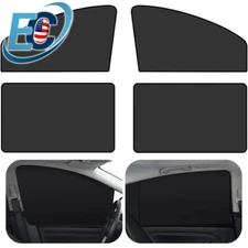 4PCS Car Front Rear Window Sun Shade for Baby Block Light Curtain UV Protection