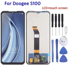 For Doogee S100 LCD Screen Touch Digitizer Assembly Replacement Black Assembly