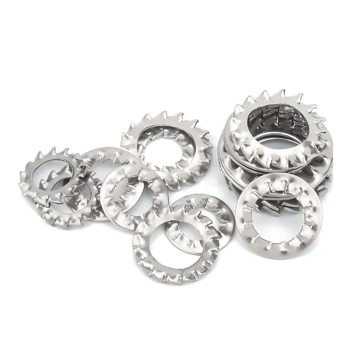 Internal Tooth Locking Washers Stainless Steel A2 External Serrated ...