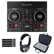 Numark Party Mix Live Built In Light Show & Speakers DJ Controller w Carry Case