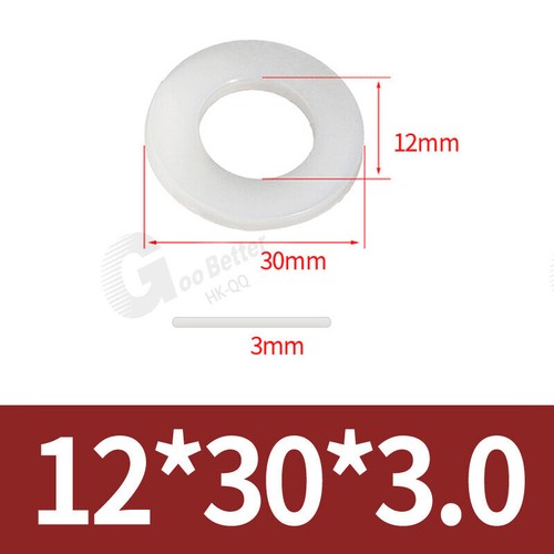 Unterlegscheiben DIN 125 Kunststoff Polyamid PVC M2 - M24 Beilagescheibe ISO7089 - Bild 100 von 121