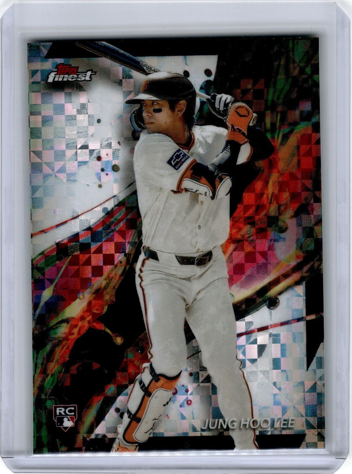 2024 Topps Finest Jung Hoo Lee RC Common Xfractor #44 - San Francisco Giants