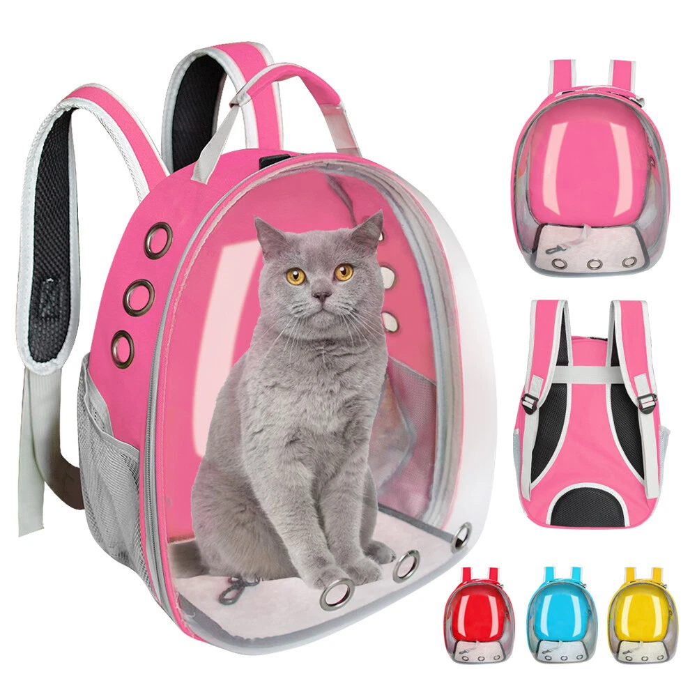 Cat Carrier - Breathable Space Bubble Cat Backpack, Blue