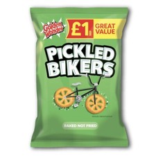 Golden Wonder Pickled BIKERS £1 PMP 18 Packs x  Large Sharing Bags 50gm