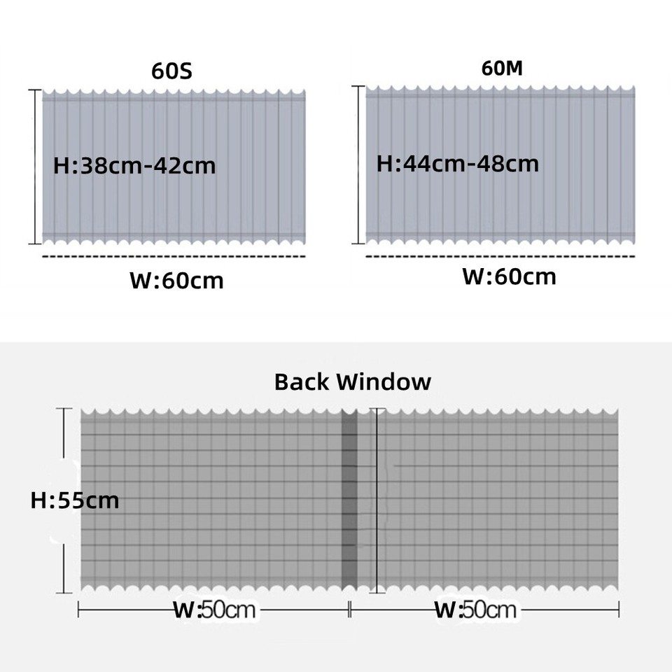 Junction Produce JDM JP Leather Straps Car Curtains Window Shade ...