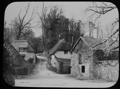 Magisches Laternendia COCKINGTON DIE ALTE SCHMIEDE NO1 UM 1890 ALTES VIKTORIANISCHES FOTO DEVON