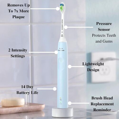 Cepillo de dientes eléctrico recargable Philips Sonicare DiamondClean - sensor de presión - Imagen 17 de 23