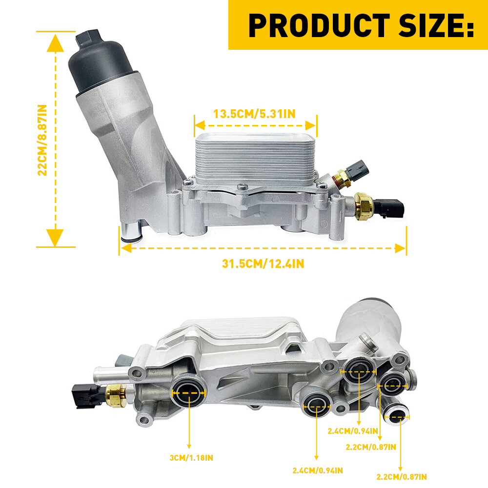 Oem Oil Filters Aluminum Oil Filter Housing With Cooler For Chrysler Dodge Jeep Ram 3 6l V6 - Foto 11