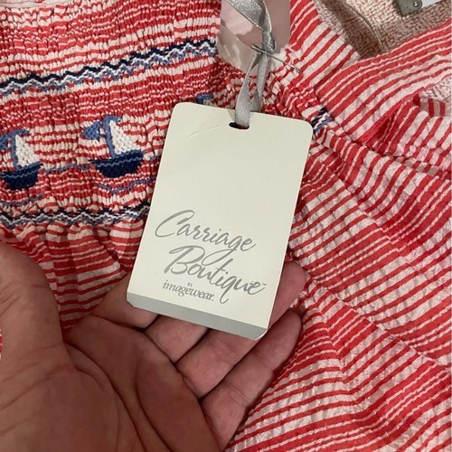 Carrozza Boutique Vestito Estivo Nautica Neonato 12 Mesi - Foto 4 di 4