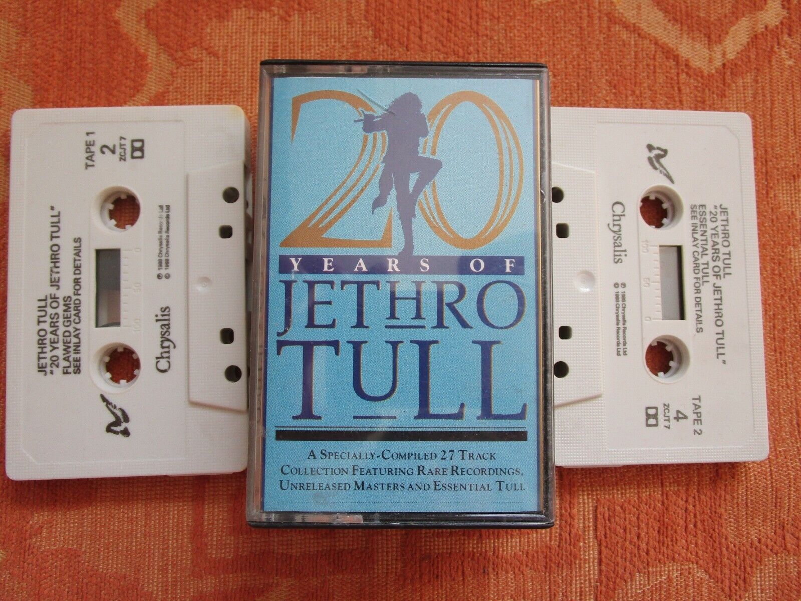 Jethro Tull 20 Years Of Jethro Tull. Chrysalis ZCJT 7 2x LP Tape Cassette SET