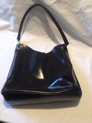 XXI Secolo Genuine Black Shoulder Bag Made In Italy | eBay 