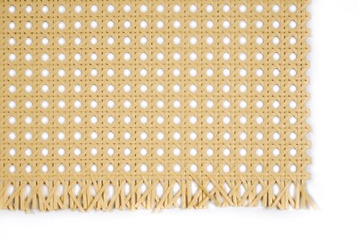 1 lfd. Meter Wiener Geflecht aus Papiergewebe (B 60cm) , Wabengeflecht, beizbar