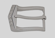 Pin Belt Buckles for Men's Fits 1.25  inch 32 mm Jeans Belt Silver Blinged Style