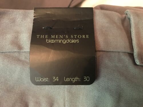 The Men’s Store Bloomingdales Gray Cotton Slacks 36x34, 34x30 - Picture 8 of 10