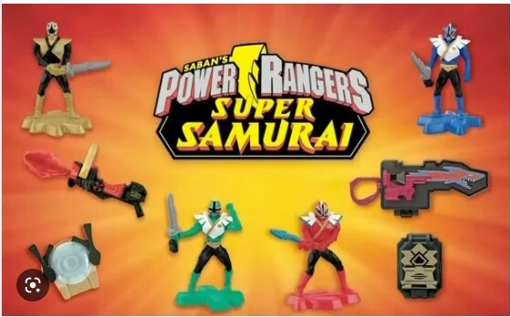 2012 SABANS'S POWER RANGERS SUPER SAMURAI MCDONALDS HAPPY MEAL