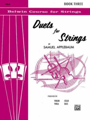 Duets for Strings, Bk 3: Violin (Belwin Course for Strings, Bk 3)  paperback Us