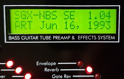 ART SGX-Nightbass SE version 1.04 Firmware OS Upgrade EPROM, SAME DAY SHIPPING