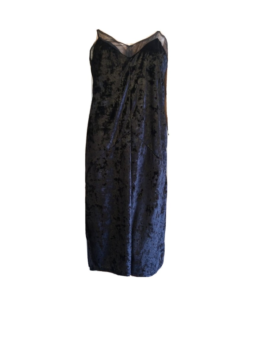 angie black dress Women's Angie A-line Front Slit Cotton Calf Length Dress XS/S/M/L/Customize Black MEAN BLVD Black / M main image 0
