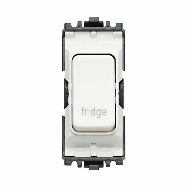 MK K4896FGWHI Grid Plus Grid Switch 20 amp Double Pole marked fridge