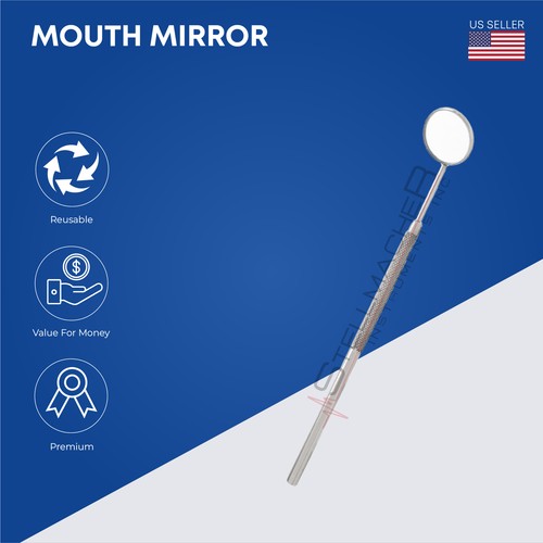 Dental Pick & Mirror Tools Set Sculpture Instrument Oral Hygiene Cleaning Kit - Picture 4 of 7