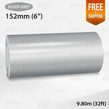 SILVER GRAY 6" 152mm PIN STRIPE Car Model Streamline TAPE Decal Vinyl Sticker