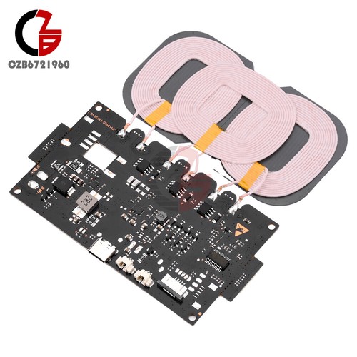 20W High Power Wireless Charger Module 12V Fast Charging Pushbutton Board Type-C - Picture 6 of 28
