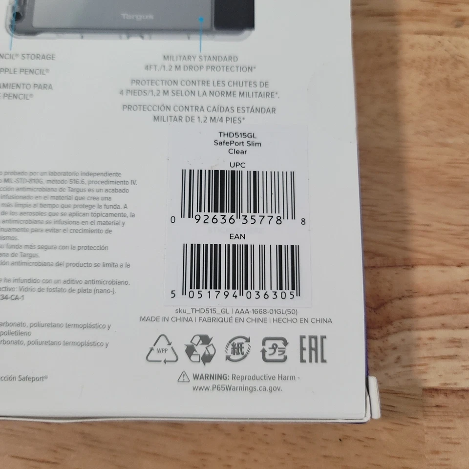 Targus THD515GL Case for iPad 10.2-Inch Clear New - Image 4 of 4