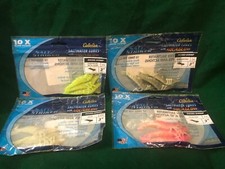Cabelas Salt Striker 3" Rigged Shrimp Chartreuse, Pink, Glow Saltwater Lures NEW
