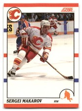Sergei Makarov 1990 Score Canadian HOCKEY #71 Calgary Flames