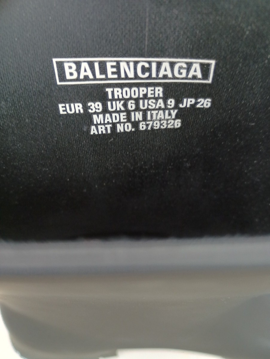 BALENCIAGA trooperboots サイズ39