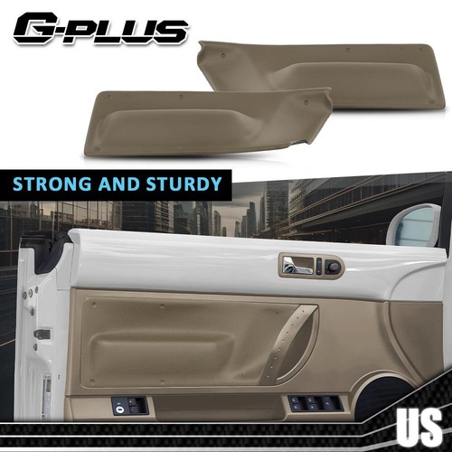 Fit For 2003-2010 VW New Beetle Convertible Light Beige Door Panel Insert - Picture 10 of 12