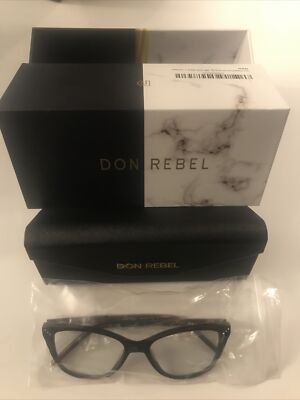 DON REBEL Premium Blue Light Blocking Glasses, Black + Tortoise *New*