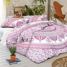 Mandala Indian Duvet Doona Cover Throw Quilt Cover Bohemian Bedding Blanket Boho