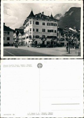 Kaltern an der Weinstraße Caldaro sulla Strada del Vino Gasthof w  Rössl 1939