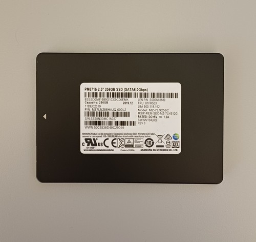 SAMSUNG MZ7LN256HAJQ-000L2 256,0 GB SATA SSD