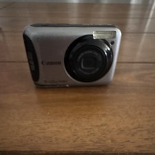 Canon PowerShot A490 10MP Compact Digital Camera 3.3x Zoom Face Detection Silver