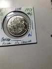 1953 Canada  Silver Half  Dollar: No Shoulder Strap