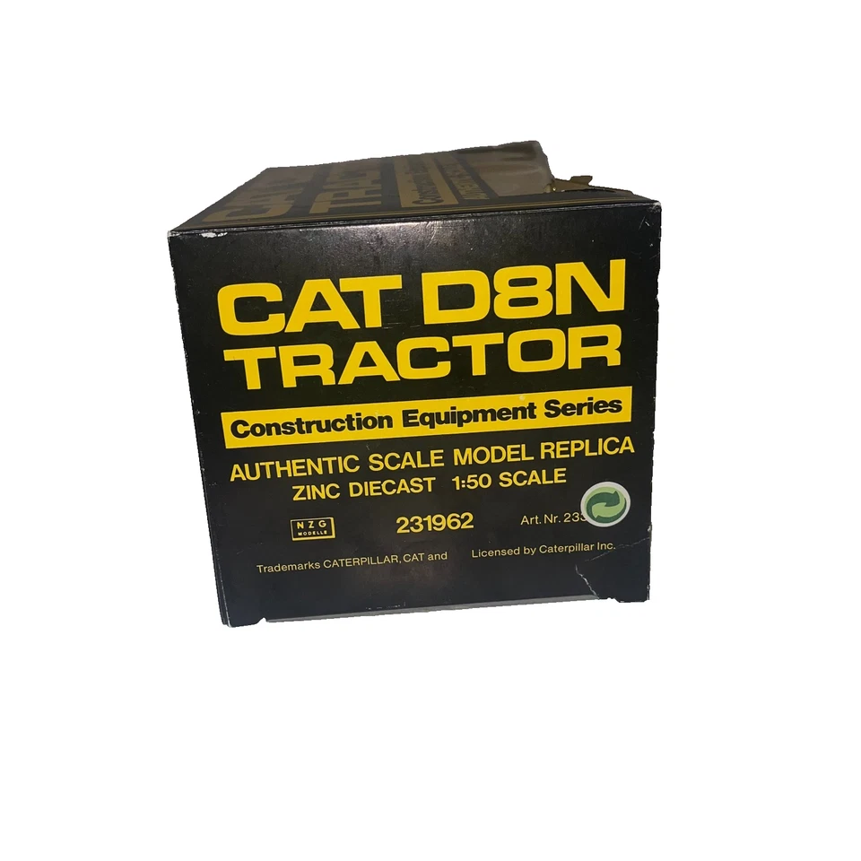 Tractor Caterpillar CAT D8N de colección de los años 60 fundido a presión de zinc 1:50 en paquete Foto 3 de 4