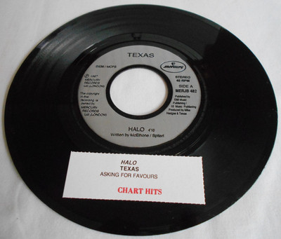 Texas Halo Mint- 1997 7'' Jukebox Dink Asking for Favour's Rare Mercury MERJB 482